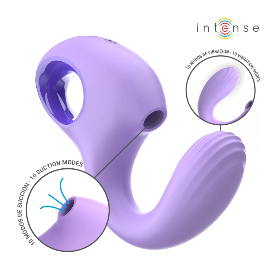 INTENSE - VIBRATORE E STIMOLATORE BAXTER VIOLA